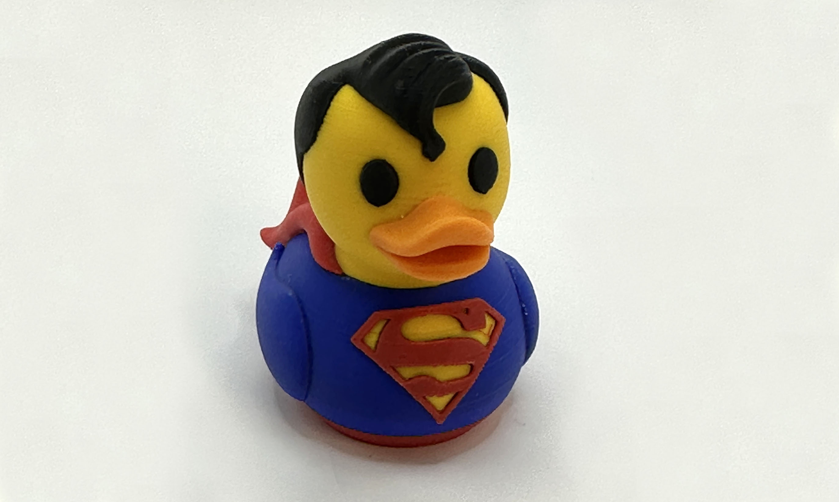 3D printed Superman themed Jeep Duck